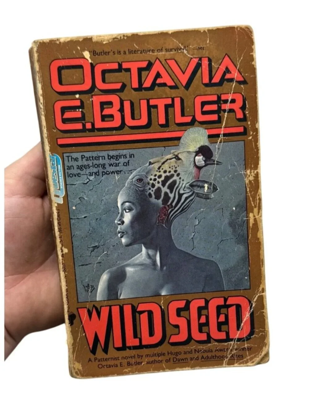 Vintage Octavia E Butler Wild Seed Sci Fi Paperback Book Popular Library Edition